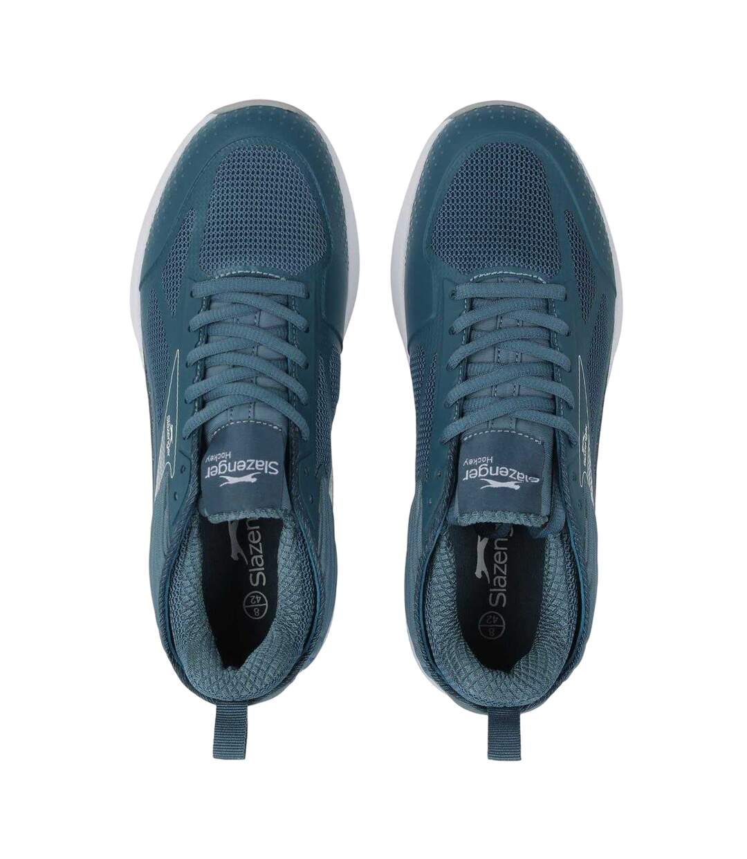 Womens/ladies Hockey Shoes Blue White Slazenger-4
