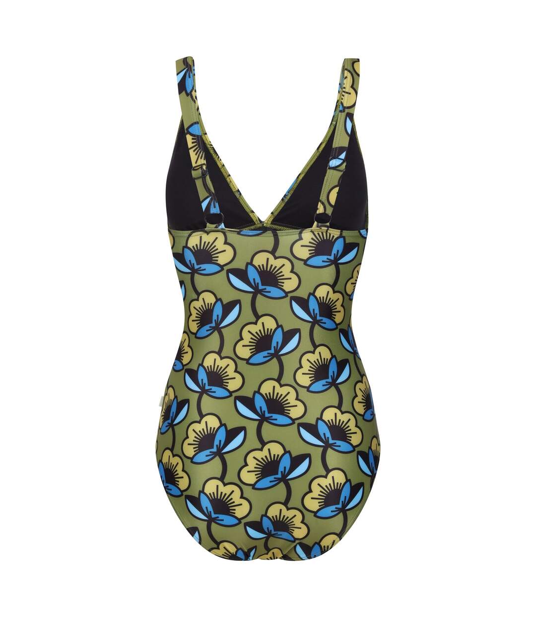 Maillot de bain 1 pièce orla kiely femme vert kaki Regatta-2