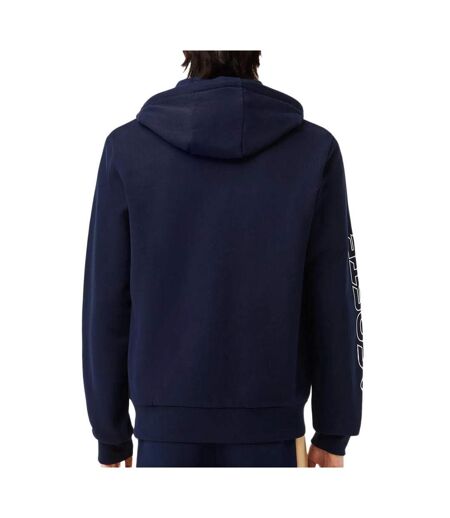 Sweat marine/beige homme lacoste sh1416 - s