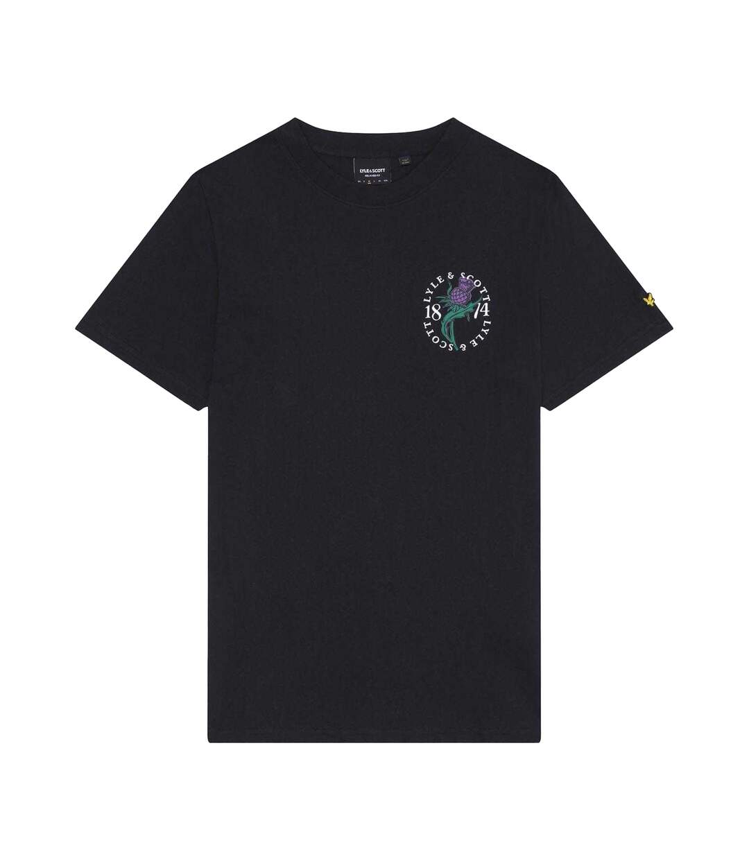 T-shirt Style Chardon Homme Noir Lyle & Scott-2