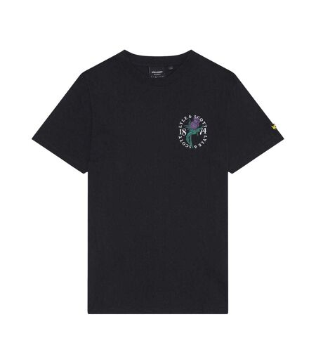 T-shirt Style Chardon Homme Noir Lyle & Scott