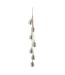 Suspension de Noël 7 Cloches 45cm Argent-1