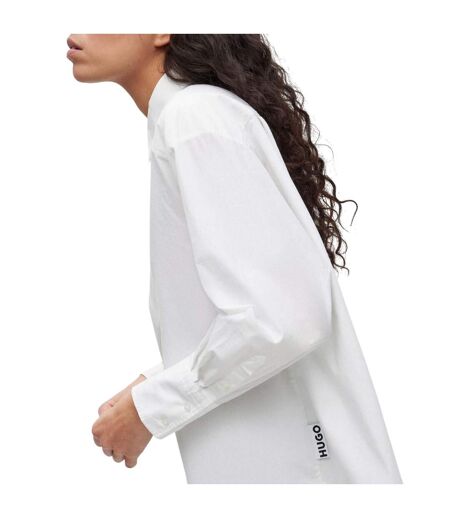 Womens/ladies Ennia Shirt White Hugo