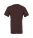 Bella + Canvas Unisex Adult Jersey V Neck T-Shirt (Brown)