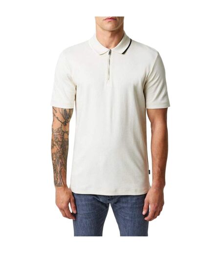Polo Décontracté Homme Blanc Boss
