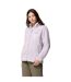 Womens/ladies Full Zip Fleece Jacket Lavender Columbia-1