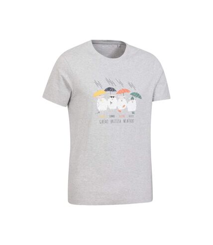 Mountain Warehouse Mens Great British Weather T-Shirt (Gray)