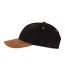 Casquette Corduroy Suade Adulte Noir Caramel Flexfit-4
