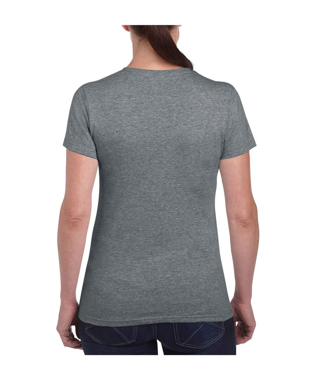 T-shirt Femme Graphite Gildan-2