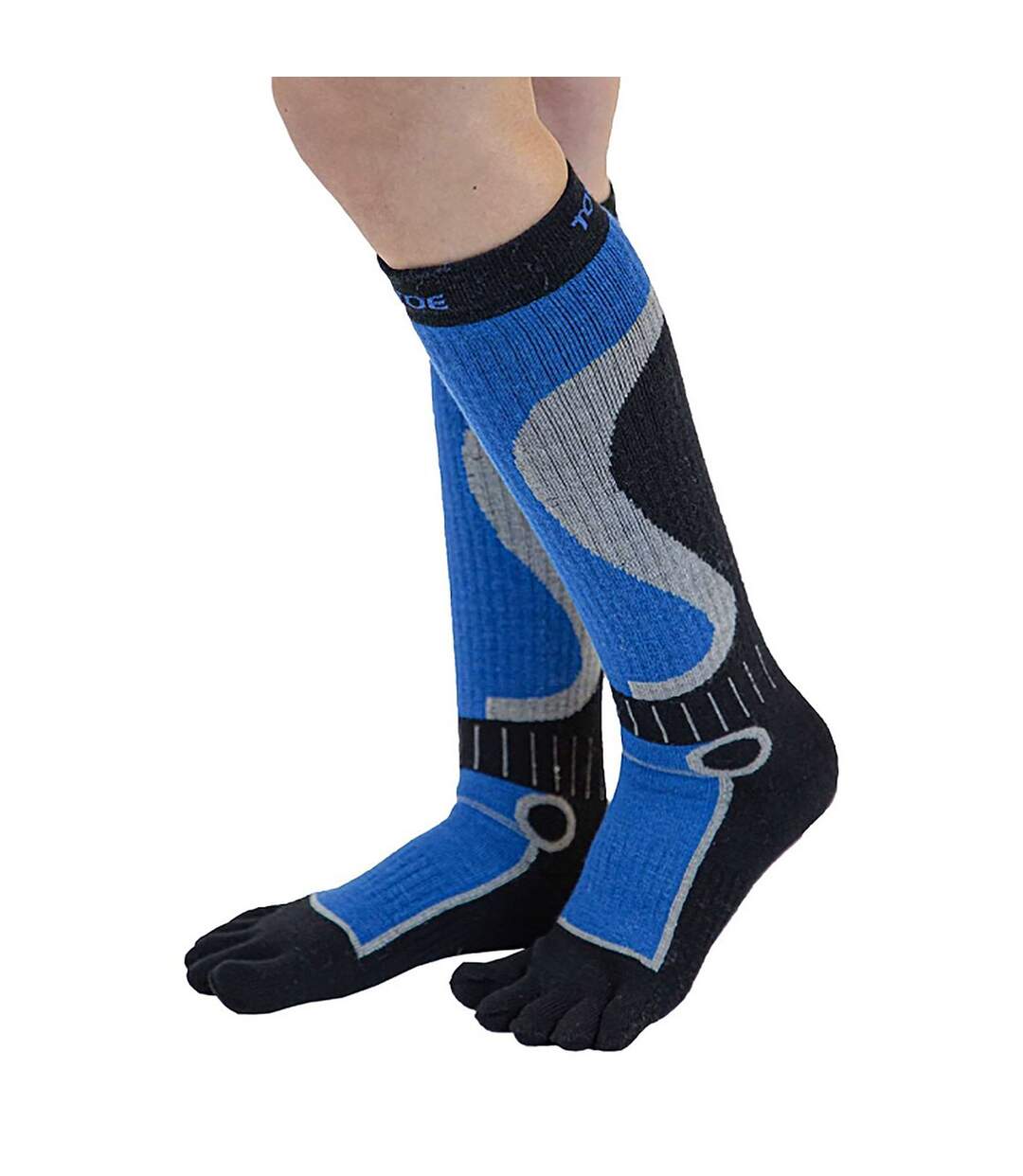 Knee-High Sports Toe Socks - 1 Pack Ski/Snow Toe Socks for Men and Women-3