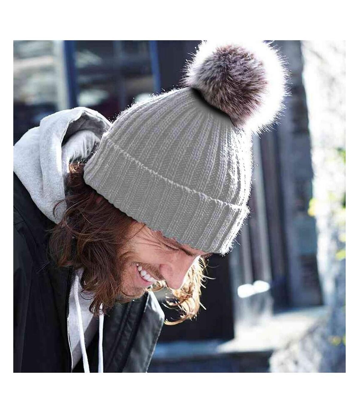 Beechfield Bonnet à Revers Mixte