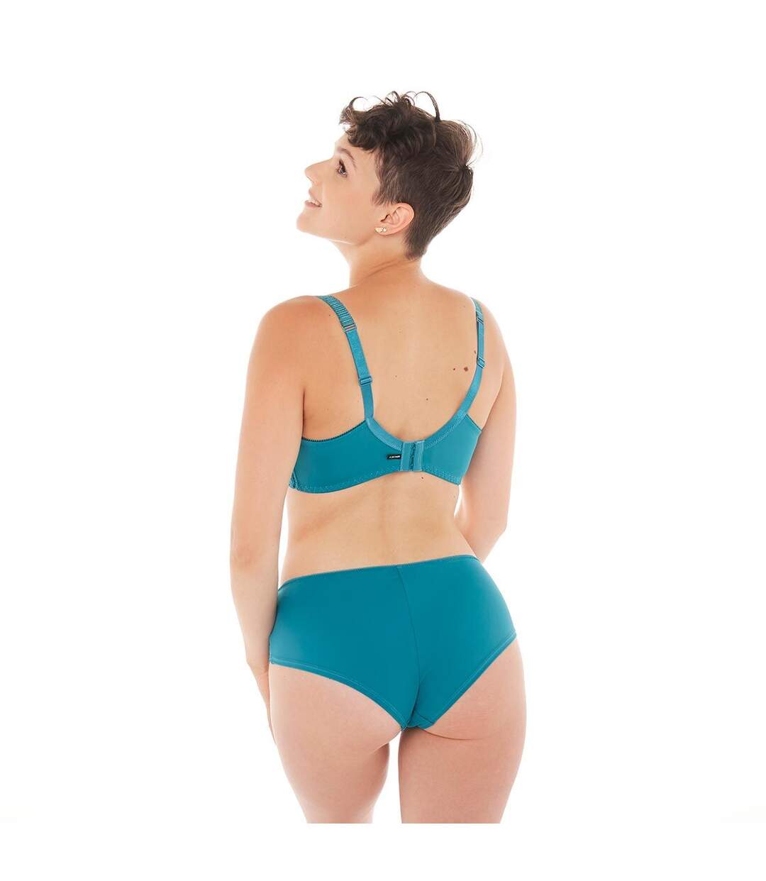 Soutien-gorge grand maintien turquoise Elena-4