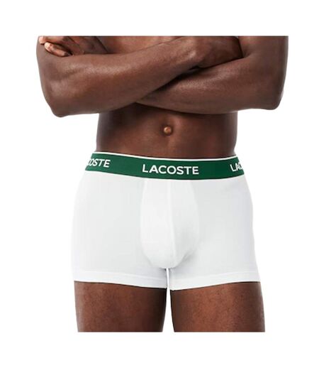 Lot de 3 boxers blanc homme lacoste 5h1300 - l