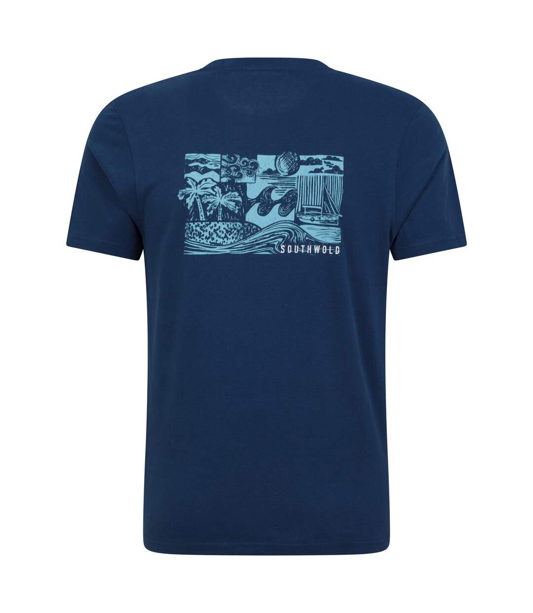 T-shirt southwold homme bleu foncé Mountain Warehouse-2