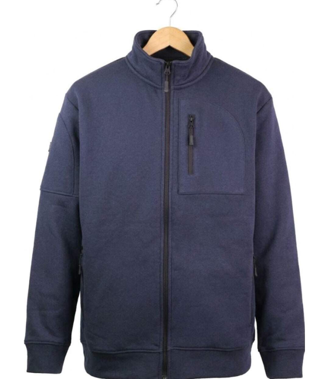 CHALLENGER CAPITAINE1 — Veste sweat zippée bleu marine : le confort fonctionnel au quotidien-5