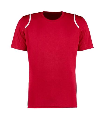 Gamegear® Cooltex® Short Sleeved T-Shirt / Mens Sportswear (Red/White)