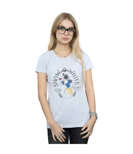 Disney Princess - T-shirt SNOW WHITE FAIREST STORY - Femme (Gris chiné) - UTBI36849