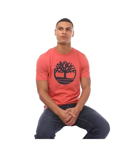 T-shirt kennebec river tree homme corail Timberland