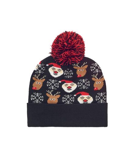 Shimas christmas knitted beanie black MidOcean