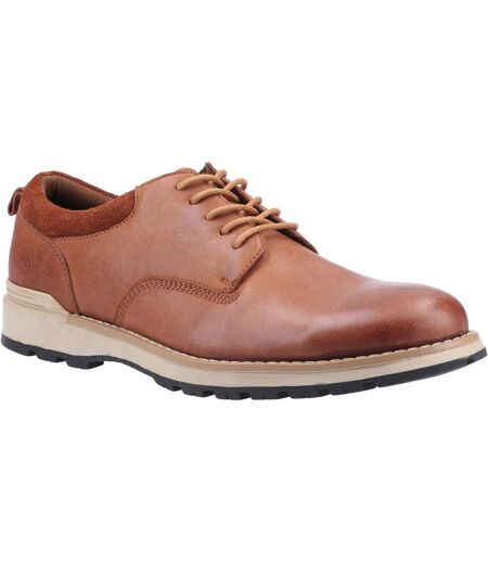 Hush Puppies Mens Dylan Leather Shoes (Tan) - UTFS7651
