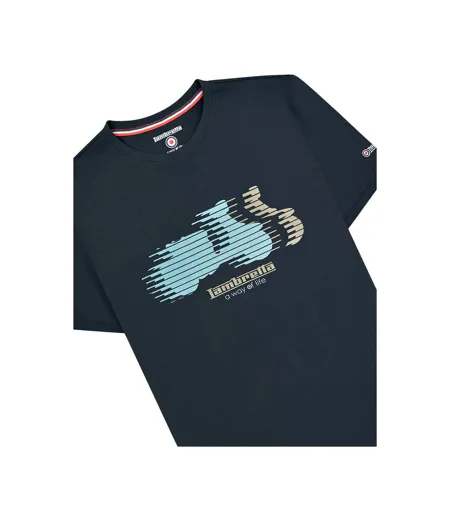 Mens Scooter Blur T-shirt Navy Lambretta