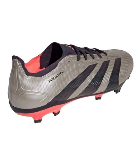 Chaussures De Foot Pour Terrain Ferme Predator League Homme Gris Rouge Adidas