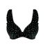Haut De Maillot De Bain Motif/style Imprimé À Carreaux Losanges Cove Femme Noir Freya-2