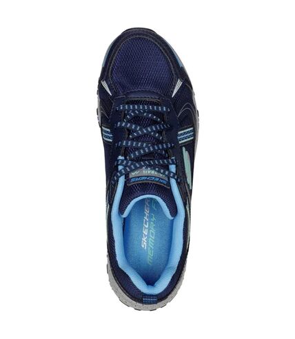 Skechers Womens/Ladies Hillcrest Vast Adventure Leather Sneakers (Navy/Blue) - UTFS9501
