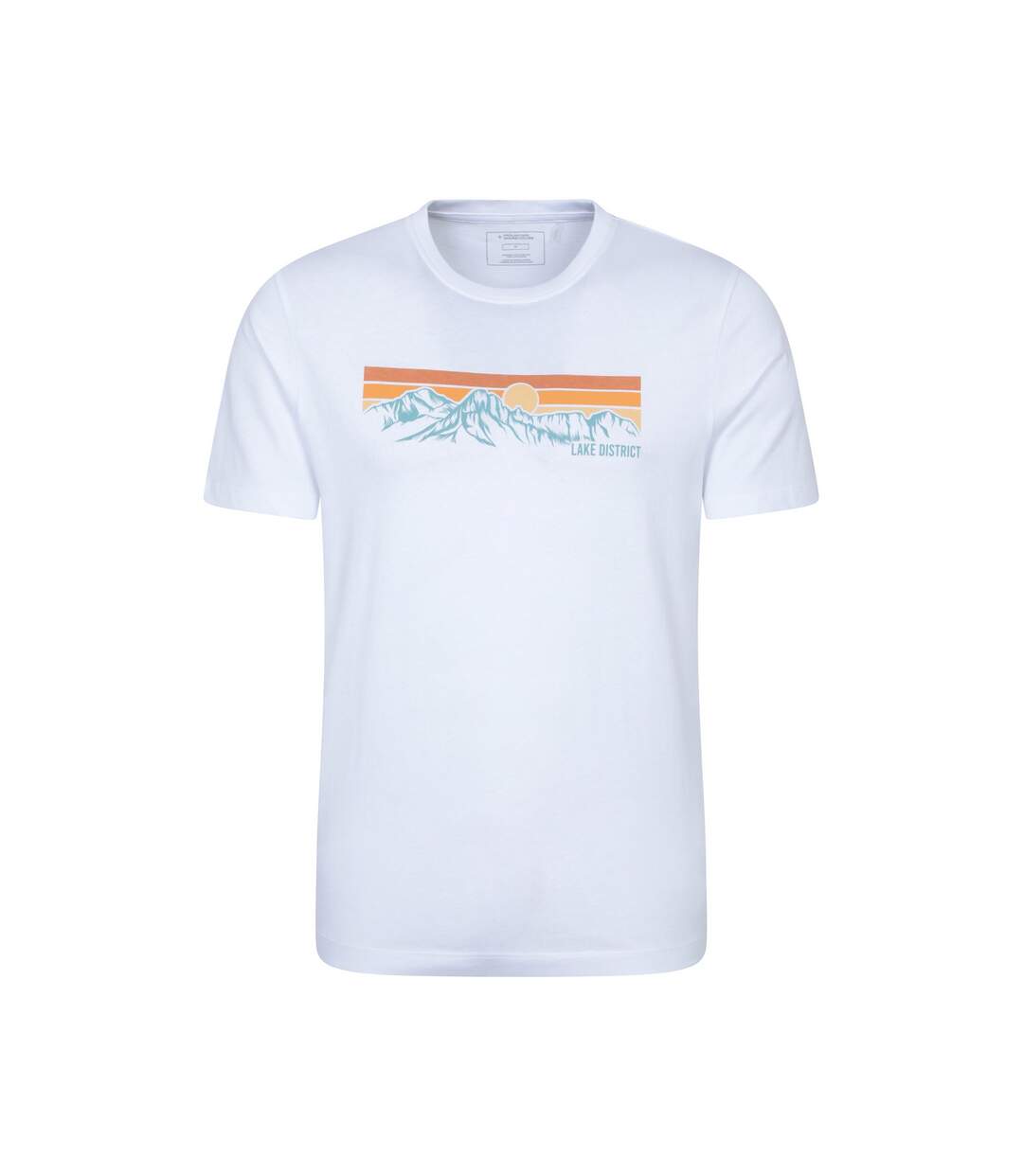 Mens Lake District Mountain T-shirt White Mountain Warehouse-1