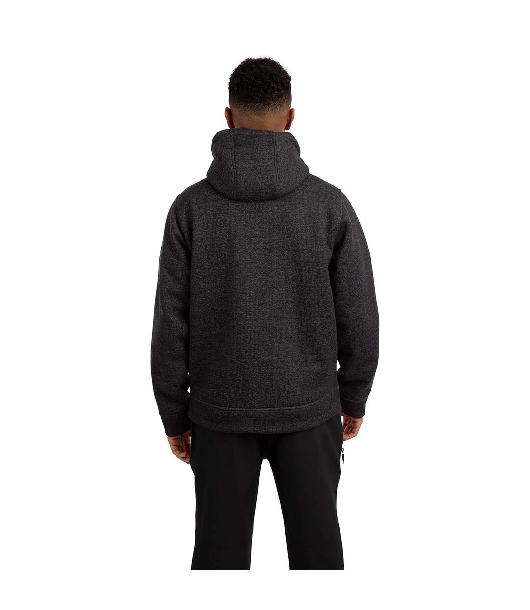 Mens Truther Marl Jacket Black Trespass-4