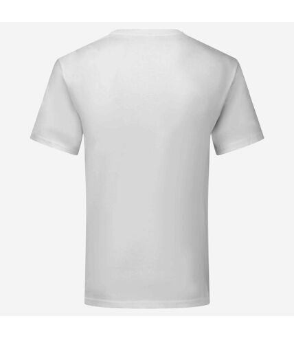 Fruit Of The Loom Mens Original V Neck T-Shirt (White)