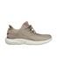 Mens Knitted Trainers Tan Skechers-1