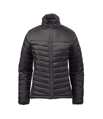 Womens/ladies Montserrat Thermal Jacket Black Graphite Stormtech
