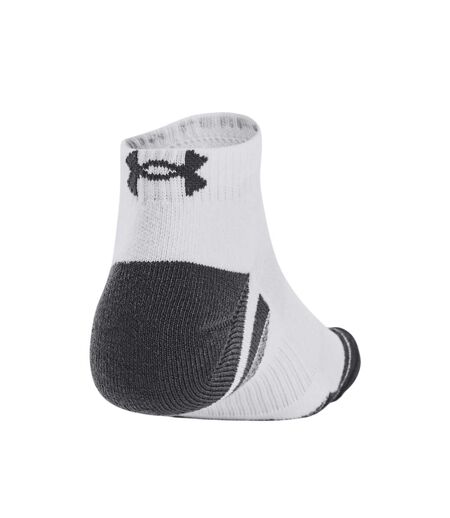 Lot De 3  Socquettes Motif/style Logo Homme Blanc Under Armour