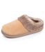 Isotoner Chaussons Mules femme microvelours semelle bloup extra confort-1