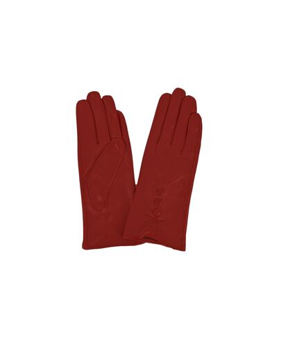 Eastern Counties Leather Womens/Ladies 3 Button Detail Gloves (Cherry) - UTEL213