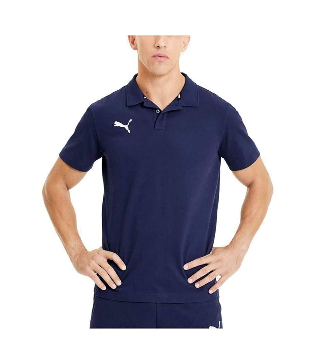 Polo Team Goal Homme Bleu Marine Puma-1