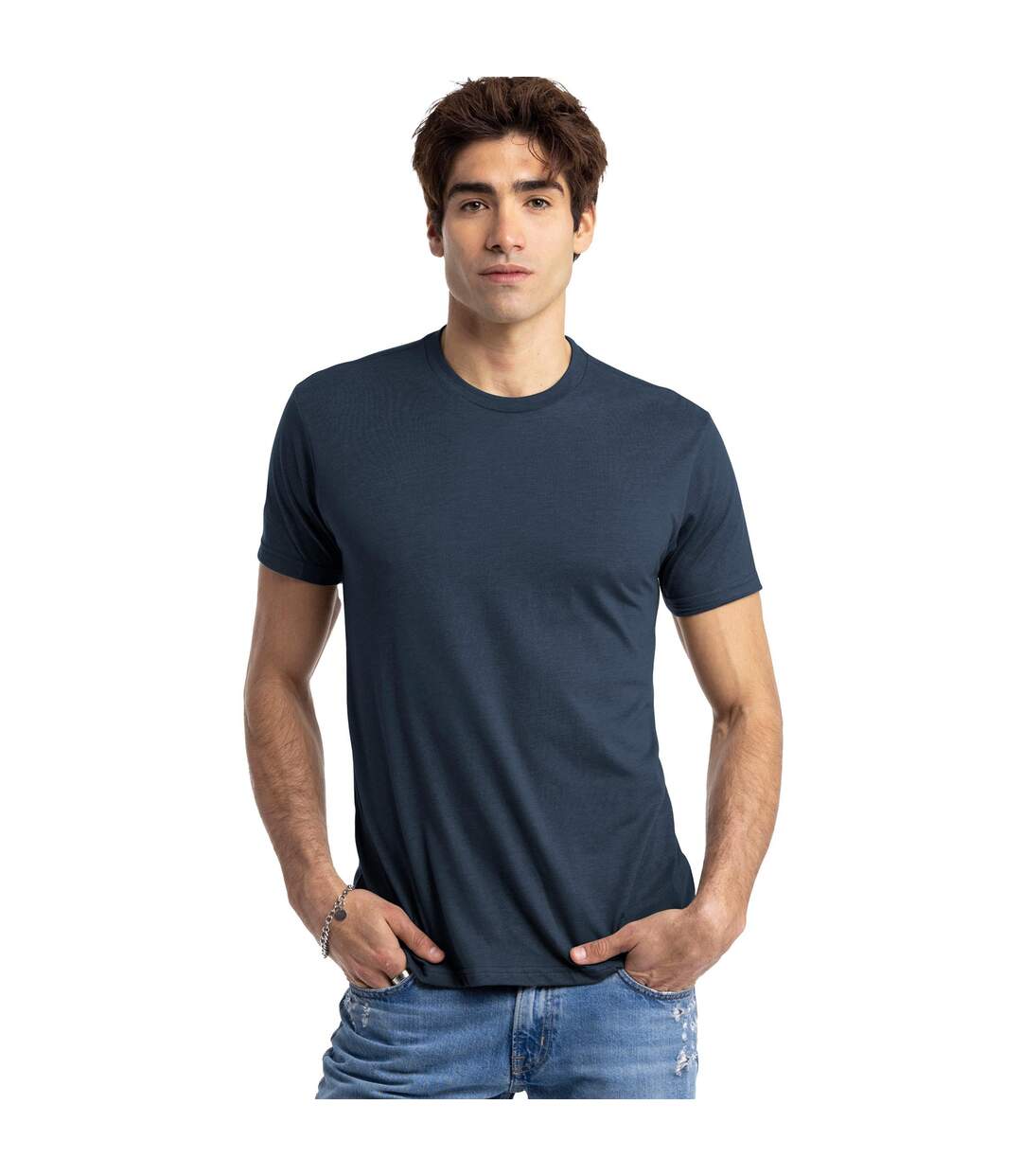 Unisex Adult Cvc T-shirt Midnight Navy Next Level Apparel-1
