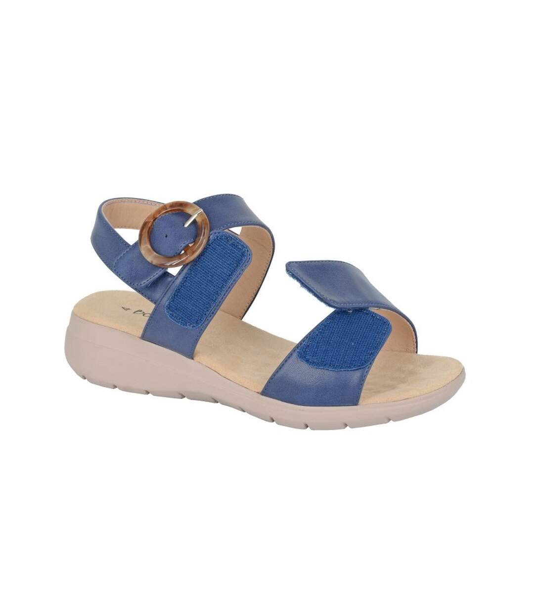 Sandales femme bleu marine Boulevard