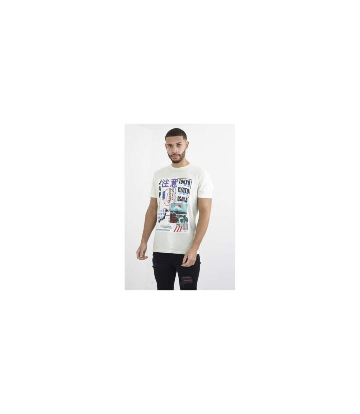 Brave Soul Mens Japan T-Shirt (Mint)