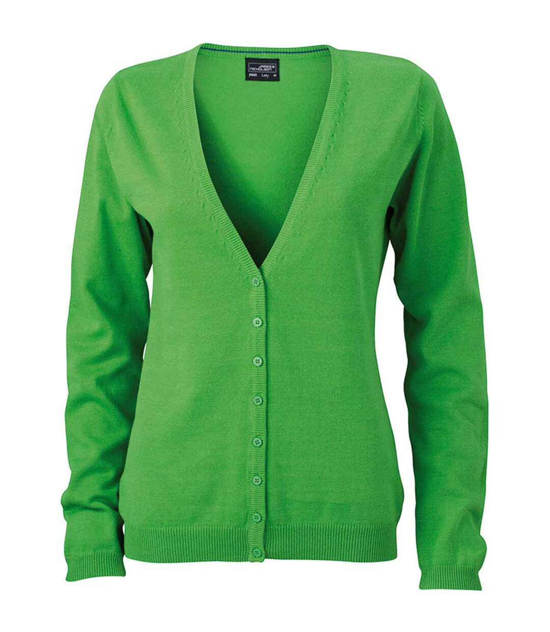 Gilet boutonné cardigan - FEMME - JN660 - vert