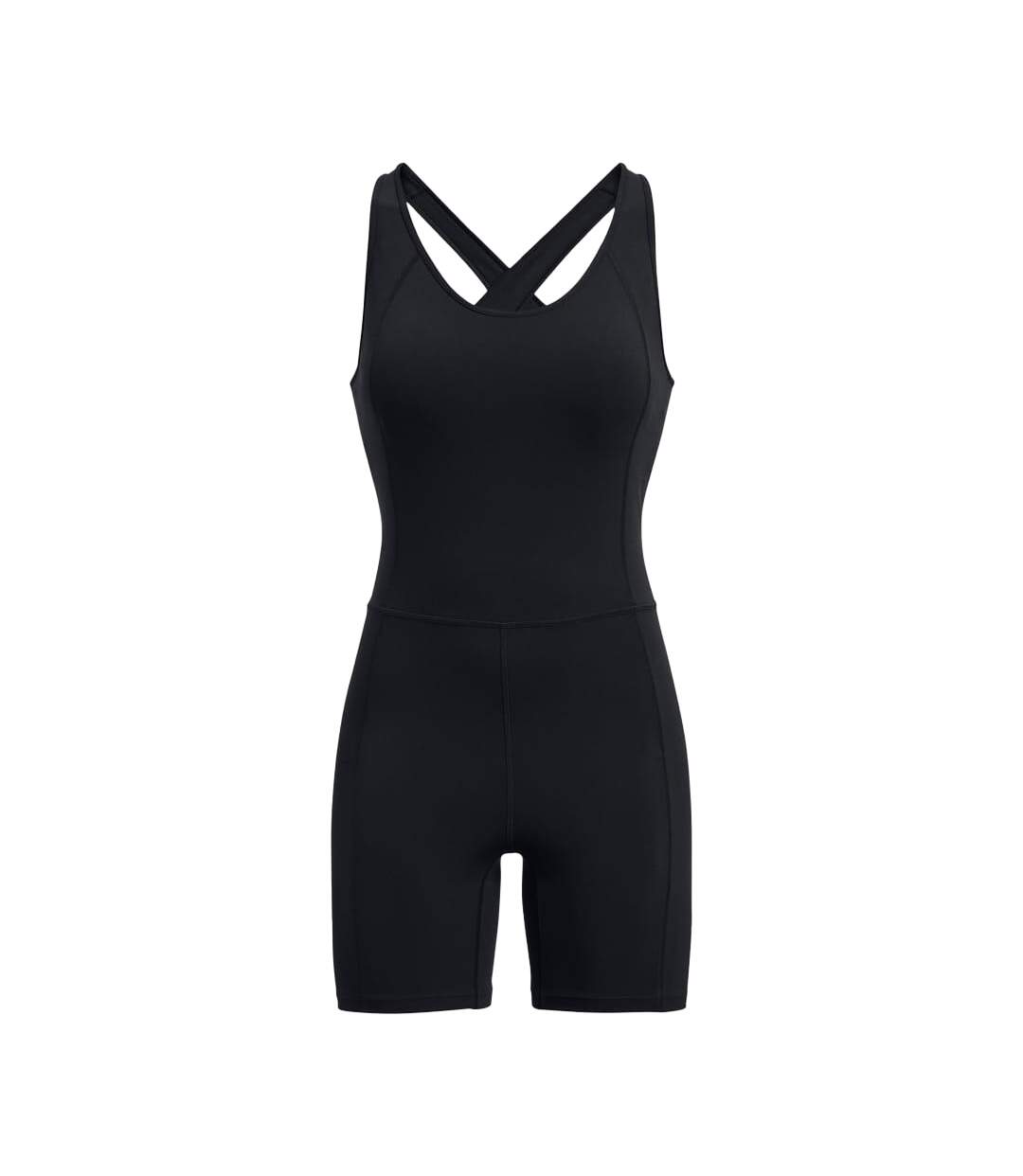 Womens/ladies Meridian Short Bodysuit Black Under Armour-2