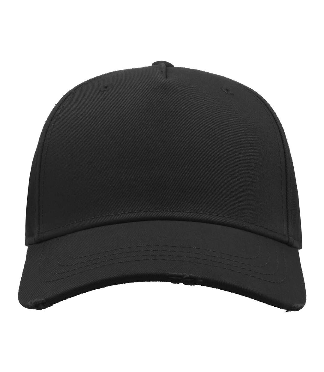 Atlantis Cargo Weathered Visor 5 Panel Cap (Pack of 2) (Black) - UTAB420-3