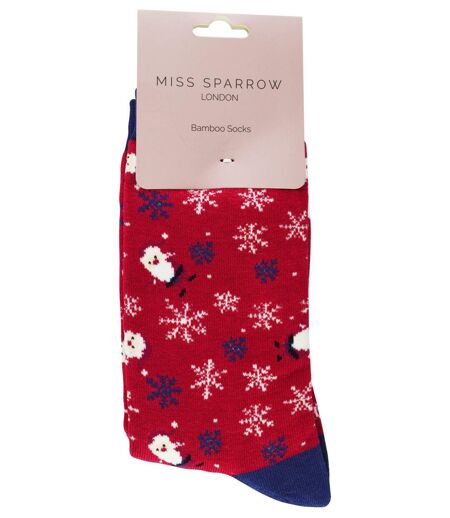 Miss Sparrow - Ladies Novelty Bamboo Christmas Socks