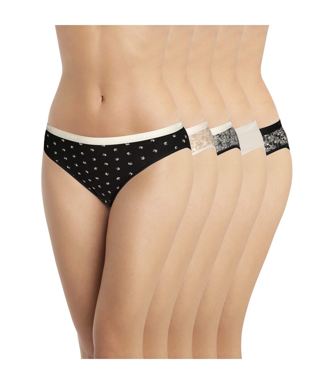Lot de 5 Culottes Les Pockets Coton-1
