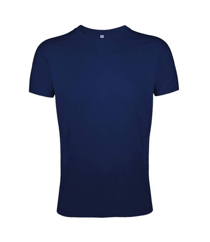 SOLS Mens Regent Slim Fit Short Sleeve T-Shirt (French Navy)
