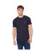 Mens Carritore T-shirt Navy Crosshatch-4