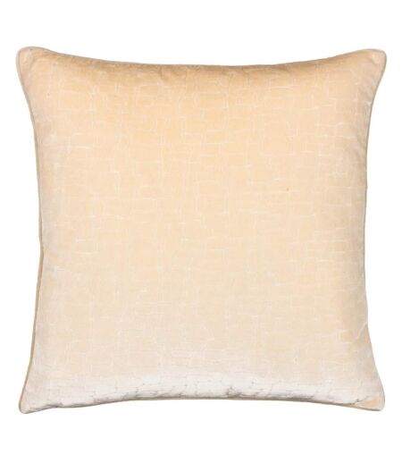 Bloomsbury velvet cushion cover 50cm x 50cm ivory Paoletti