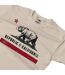 T-shirt Motif/style Imprimé Graphique Old Flag Homme Blanc Cassé Republic Of California-3