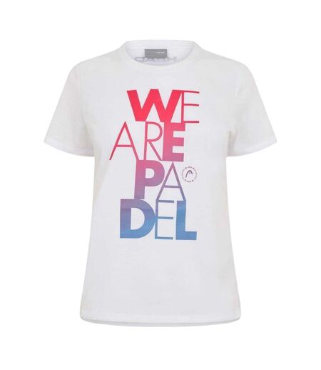 T-shirt Motif/style Vif Femme Blanc Head